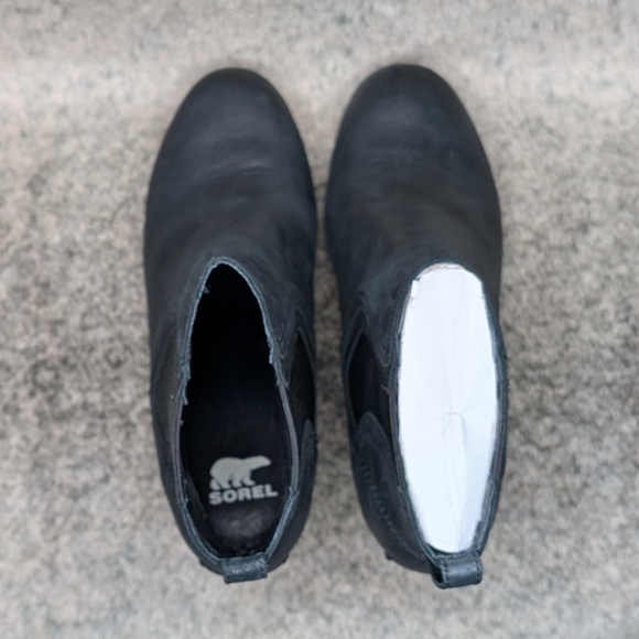Sorel Joan Uptown Chelsea Bootie Black Women's 9.5 NWOT - Picture 11 of 16